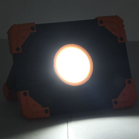 Projecteur à LED portable ABS 10 W Blanc froid (1/5)