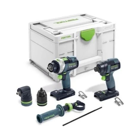Set di avvitatori e punte Festool TID 18 Basic-Set TPC 18\/4 con 2 attacchi e accessori, senza batteria e caricabatterie in Systainer