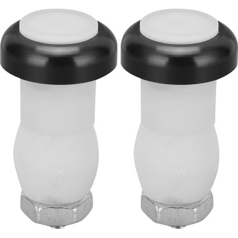 2 pièces Feux de Vélo LED Réglables, Signaux Clignotants pour Guidon avec Piles Intégrées, Visibles à 20 Mètres, Noir (1/5)