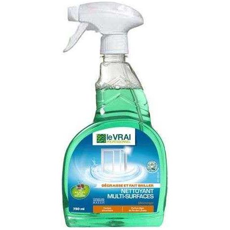 Nettoyant vitres et surfaces le vrai pulve de 750ml - LE VRAI PROFESSIONNEL - Nettoyage vitres