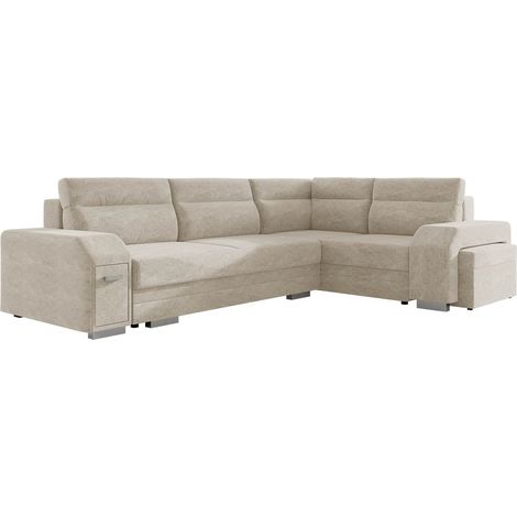 Sofá rinconero Kingsport 116, Derecha, Función de descanso, Almacenaje, 305x205x78cm, 0 (1/5)