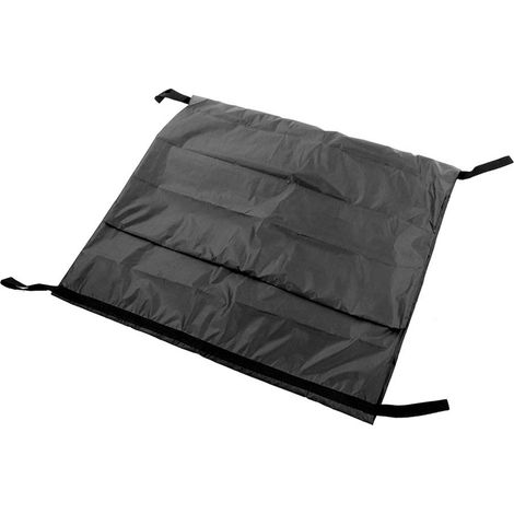 Sac mortuaire d'urgence en tissu Oxford noir, imperméable 210D, pour transport funéraire à l'hôpital, 150 x 60 cm / 59,1 x 23,6 pouces (1/5)