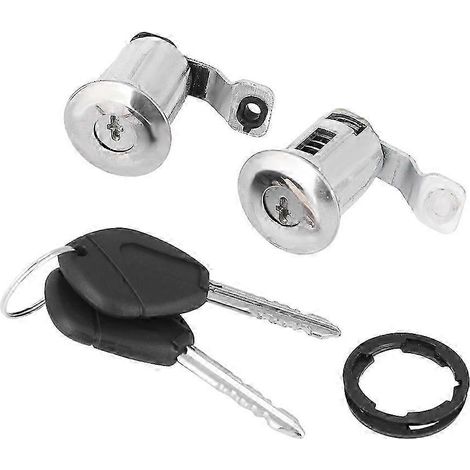 Ensemble de serrure à barillet avec 2 clés pour Peugeot Partner et Citroën Xsara Berlingo (1/5)