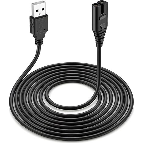 Chargeur USB 5 V, câble de charge rapide pour robots nettoyeurs de piscine et rasoirs, alternative durable et sûre, portable (1/5)