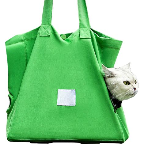 Sac de transport pour chats et chiens, sac de transport-Vert