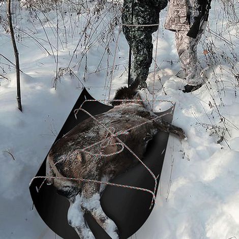 Chariot de Transport Polyvalent pour Chasse Accessoires de Glisse en Neige Grand Format - KZQ (1/5)