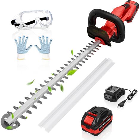 Taille Haie Batterie 20V,Taille Haie Electrique sans Fil avec 1 Batterie 4000mAh, Lame 52cm Coupe 16mm,Poignée Pivotante 180°,pour Jardin Haies Arbustes Buissons (1/5)