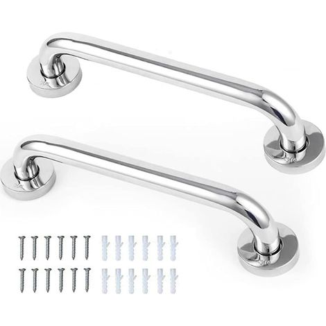 Lot de 2 poignées de salle de bain de 30 cm (1/5)