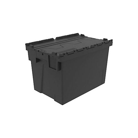 Mehrweg-Stapelbehälter LxBxH 600 x 400 x 400 mm schwarz