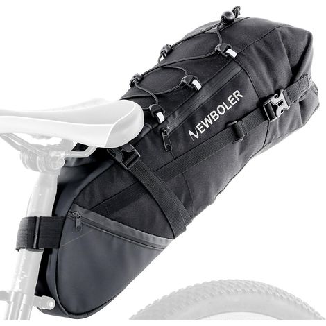 Wasserdichte Satteltasche (3-10 l) für Rennräder und Mountainbikes, hintere Satteltasche