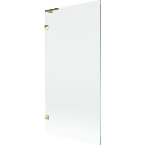 Mexen Lunar L mampara de baño de 1 hoja 90 x 150 cm, transparente, dorado - 897L-090-000-50-00 (1/5)