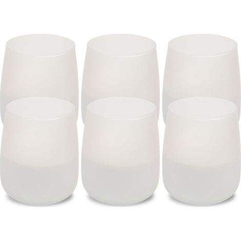 6x Bougie Soft Glow parfumée citronnelle, ± 38 heures - blanc cassée - Ginger Love (1/5)