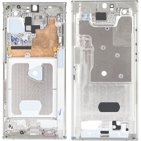 Cache de cadre central de remplacement pour Note 20 Ultra - Pièces détachées pour réparation - Argent (1/5)
