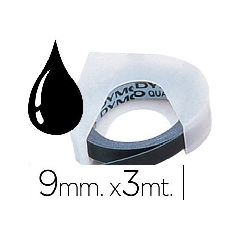 DYMO 520109 cinta para impresora de etiquetas Blanco sobre negro