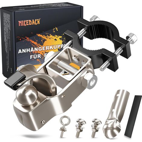Attache Remorque Vélo, Adaptateur Remorque Velo, Compatible avec Les Tiges de Selle de Vélo Courantes, Attelage pour Remorque de Vélo (1/5)