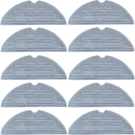 Lot de 10 lingettes de rechange lavables pour Roborock S7, S7+, T7 et T7 Plus. (1/2)