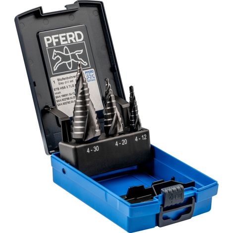 PFERD TOOLS 25201047 HSS Stufenbohrer-Set 3teilig 4 - 12 mm, 4 - 20 mm, 4 - 30 mm 1 St. (1/2)