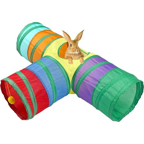1 Tunnel à double sens pour lapins (1/5)