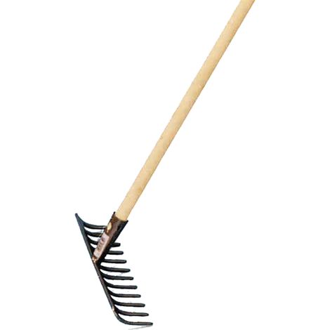 Rastrello da giardino con manicotto conico 1300x296mm