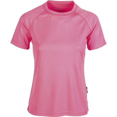 T-shirt da donna traspirante Pen Duick Rosa fluorescente L
