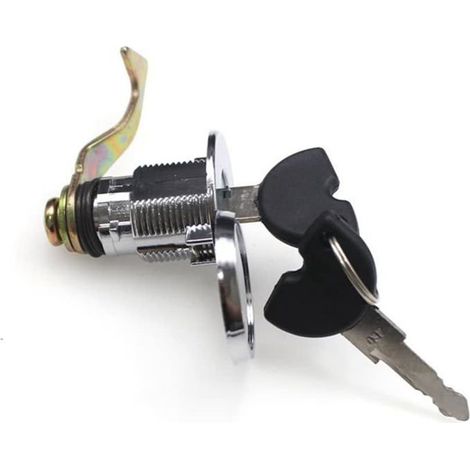 Antivol pour top-case moto 1 unité Acier et plastique Sécurité antivol Pour scooters et top-cases Noir (1/5)