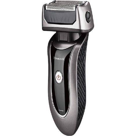 MaxTech - Rasoio Elettrico Uomo Taglia Barba Ricaricabile A Batteria Impermeabile Gm-7050 - (1/5)