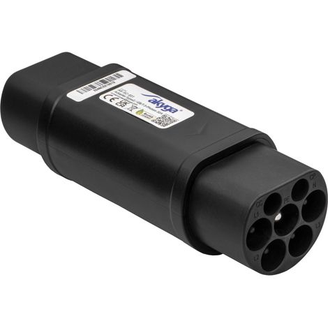 Akyga AK-SC-E21 Adattatore per cavo di ricarica [1x Spina tipo 2 (IEC 62196-2) - 1x Spina GB/T (20234.2-2015)] (1/5)