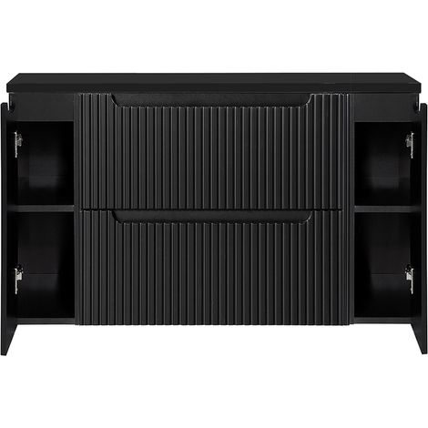 Waschtisch-Unterschrank 120cm, in schwarz, NEWPORT-56-BLACK (1/5)
