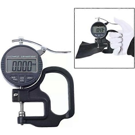 Micromètre numérique d'épaisseur - Plage de mesure 0-10 mm, écran LCD, (1/5)