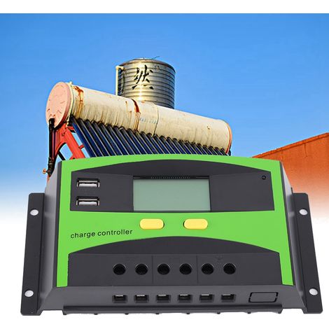 30A LCD-Solarladeregler 12V/24V PWM-Solarladeregler (1/5)