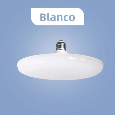 Ampoule LED UFO E27 haute luminosité (blanche 50 W), lumière blanche froide, 220 V, économie d'énergie, sans scintillement. (1/5)