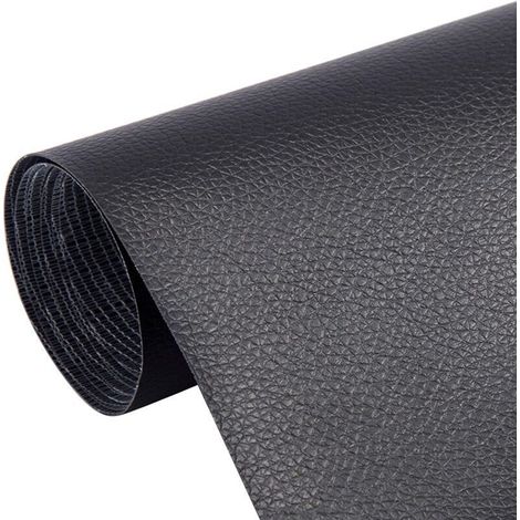 5 Pièces Patch Réparation Cuir, Kit De Patch en Cuir, Cuir Auto-adhésifs, Patch Cuir Autocollant, pour Siège Auto, Canapé, Meubles, Veste, 20 x 30 CM (Noir) (1/4)