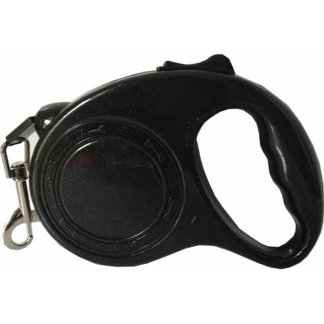 5M Laisse rétractable Pet Roulette Puppy - Chaîne de laisse rétractable automatique pour petits chiens et chats à l'extérieur (Noir) sunflower (1/2)