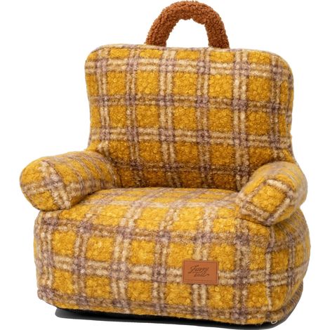 Sofa pour animaux, Design ergonomique, Facile à nettoyer, Jaune, 50cm (1/2)