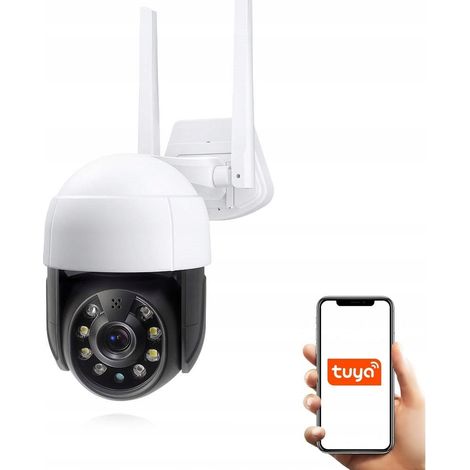 Caméra rotative extérieure SMARTQUAL 5MPX avec Wi-Fi