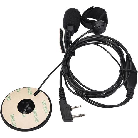Émetteur-récepteur PTT pour moto, casque audio Bluetooth intercom moto, oreillette intégrée pour communication motocycliste (1/5)