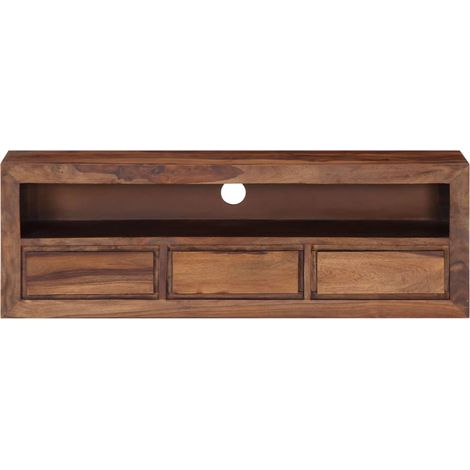 Maison Exclusive - TV-Schrank 120x30x40 cm Massivholz Akazie