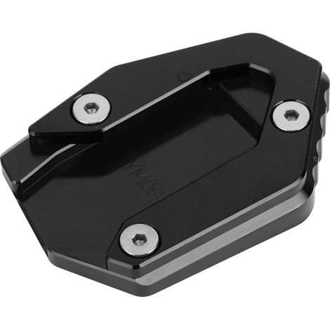 Béquille latérale élargie antidérapante pour Yamaha MT-09, FZ-09, FJ-09, noir, plaque de support stabilisatrice (1/5)