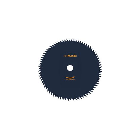 Disco Lama Acciaio per Decespugliatore 80 Denti Ø mm. 255 Foro 25,4 mm per Arbusti, Rovi.