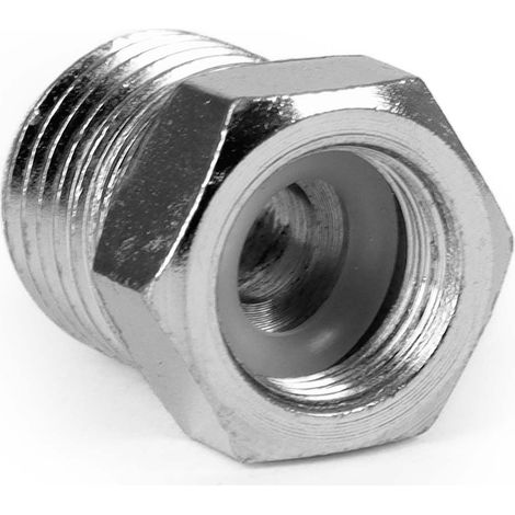 Airbrush Adapter Reduzierstück 9,51 mm (1/8") IG 12,91 mm (1/4") AG Luftschlauch