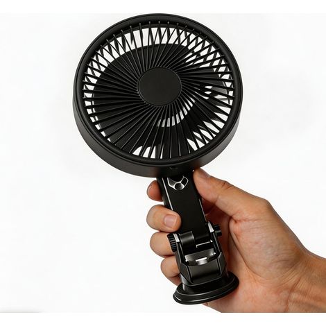 Ventilateur de fenêtre pour voiture Ventouse rotatif forte (1/5)
