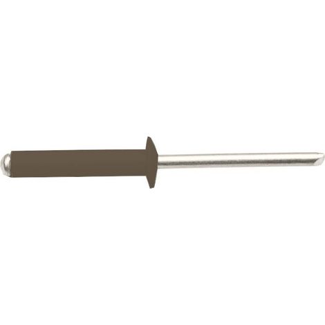 500 Rivets Aveugles Tête Ronde GORIVET ALX TRS 3.2 x 8 mm - Aluminium/Acier RAL 8024 - D-Work
