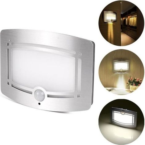 Kabellose LED-Wandleuchte mit Bewegungsmelder – ONEVER – Weiß – Innenbereich – LED (1/4)