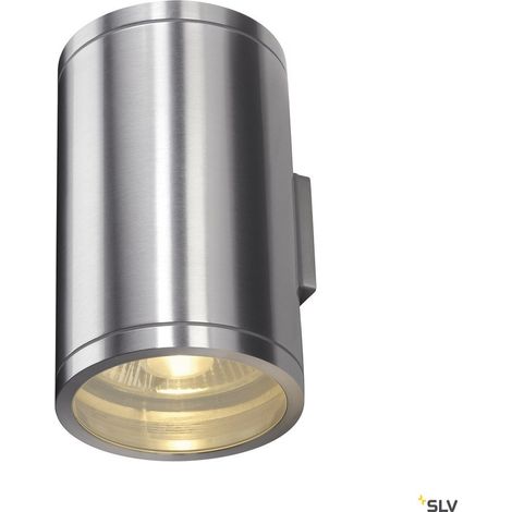 Applique extérieure ROX UP/DOWN alu brossé GU10/QPAR111 2x 50W max IP44 - SLV - 1000334 (1/5)