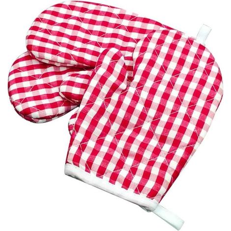 Gants de Cuisine,1 Paire Gants de Four Micro-Ondes pour Enfant, Maniques pour Four Barbecue Cuisson Manipulation (1/5)
