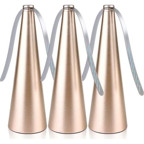 Set of 3 Fly Repellent Fans – Stylish Design – Keeps Insects Away from Outdoor Meals – Works in Sun and Shade (1/5)