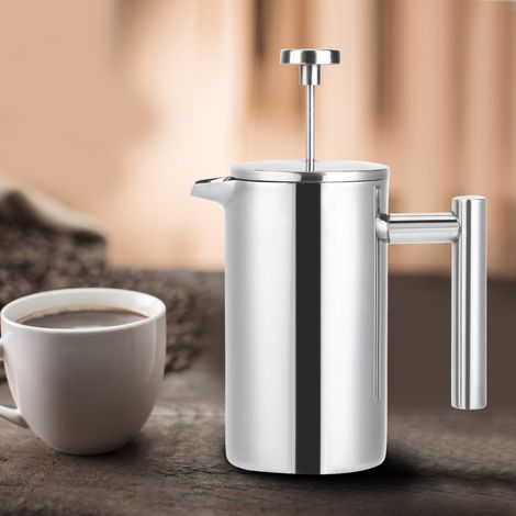 350 ml Doppeldeck-Kaffeemaschine aus Edelstahl mit Thermoisolierung (1/5)