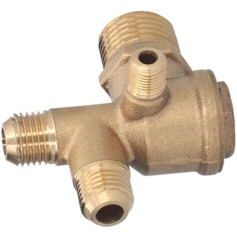 FENOPLASTICAComposants de remplacement de Valve de compresseur d'air, accessoire de clapet anti-retour à Double tuyau en laiton à 4 voies 10x14x14x16mm (1/5)