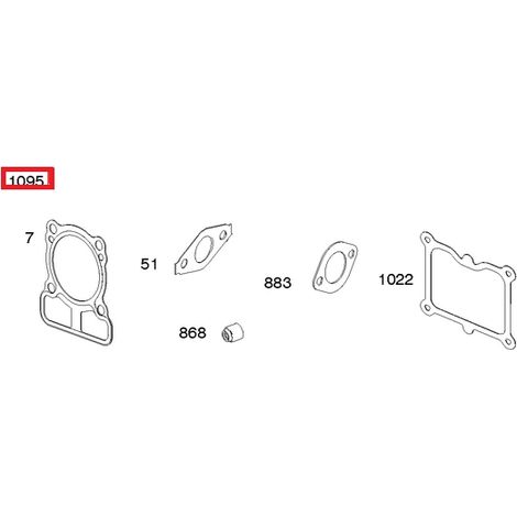 Set guarnizioni originali motore rasaerba tagliaerba BRIGGS & STRATTON 793694