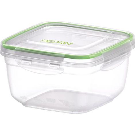 Contenitori Frigobox da Cucina Chiusura Ermetica Quadrato 900 ml Pedrini (1/2)